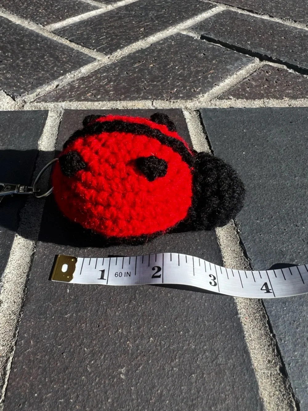 3/$20 Hand Crocheted Lucky Little Ladybug Keychain! - Picture 12 of 16